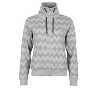 ROADSIGN australia Damen Sweatjacke praktischer Look mit Muster für kühle Tage mit Stil und Komfort grau, M