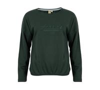 ROADSIGN australia Damen Sweatshirt mit U-Boot-Ausschnitt und Print für entspannte Casual-Looks grün, 2XL