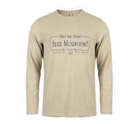 ROADSIGN australia Herren Langarmshirt Printshirt für lässige Herbstmomente beige, 3XL