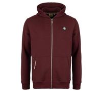 ROADSIGN australia Herren Sweatjacke Kapuzenjacke mit markantem Print für Urbane Herbst-Outfits rot, L