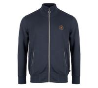 ROADSIGN australia Herren Sweatjacke mit Turtelneck, Reißverschluss in Kontrastfarbe, Zippertaschen, Logo-Badge Navy, M