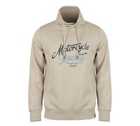 ROADSIGN australia Herren Sweatshirt Hoody mit Biker-Motiv für deinen Herbst-Looks beige, XL