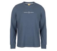 ROADSIGN australia Herren Sweatshirt strukturierter Waffel-Sweat für lässige Outfits an kühlen Tagen blau, 2XL