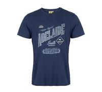 ROADSIGN australia Herren T-Shirt mit Vintage-Print für stilbewusste Entdecker Navy, 2XL