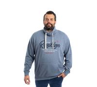 Roadsign Sweatshirt in Blau - Größe 4XL | Herren Plussize