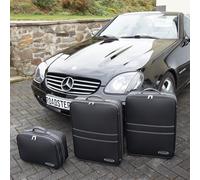 Roadsterbag 3-tlg. Kofferset Mercedes SLK (R170) 106 Liter Schwarz Koffer24