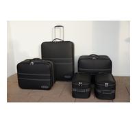 Roadsterbag 5-tlg. Kofferset mit 2 Rollen Mercedes E-Klasse Cabrio (A207) 155 Liter Schwarz Koffer24