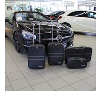 Roadsterbag 5-tlg. Kofferset mit 2 Rollen Mercedes SL (R231) Anthrazit/Schwarz Koffer24
