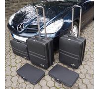 Roadsterbag 5-tlg. Kofferset mit 2 Rollen Mercedes SLK (R171) 148 Liter Schwarz Koffer24