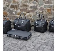Roadsterbag Aston Martin DBS Coupe/DBS Volante Kofferset Kofferraum/Rücksitze 3-tlg. Schwarz Koffer24