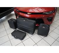 Roadsterbag Chevrolet Camaro (EU-Version) - 4-tlg. Kofferset Kofferraum Schwarz Koffer24