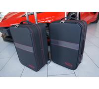 Roadsterbag Chevrolet Corvette C8, US-Version - 2-tlg. Kofferset Heck Kofferraum Schwarz Koffer24