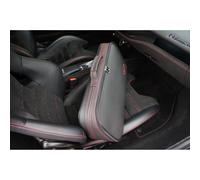 Roadsterbag Ferrari 458 Italia/Spider + 488 GTB/Spider - 2-tlg. Kofferset Rückbank - Rote Naht schwarz Koffer24