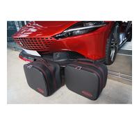 Roadsterbag Ferrari Roma - 2-tlg. Kofferset Rückbank Schwarz Koffer24