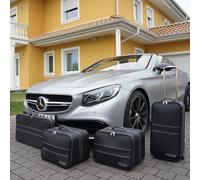 Roadsterbag - Roadsterbag 4-tlg. Kofferset mit 2 Rollen Mercedes S-Klasse Cabrio (A217) Koffer24