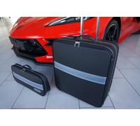 Roadsterbag - Roadsterbag Chevrolet Corvette C8 (Cabrio + Coupé) - 2-tlg. Kofferset Front Kofferraum Koffer24