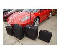 Roadsterbag - Roadsterbag Ferrari F430 + F360 - 4-tlg. Kofferset Kofferraum - Graues Futter Koffer24