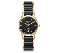 Roamer C-Line Herren-Armbanduhr Analog schwarzes Zifferblatt, schwarzes Zifferblatt, Armband, Schwarz, Armband 658844 55 61, Blacks, Armband