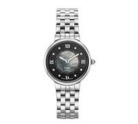 Roamer Capri Damen-Armbanduhr Analog schwarzes Zifferblatt - 859845 41 59 50, Schwarzer Mop, Armband