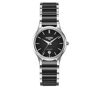 Roamer Damen Analog Schweizer Quarzwerk Uhr mit Edelstahl, Keramik Armband 657844-41-55-60