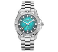 Roamer Deep Sea 200 Herren-Armbanduhr analog, türkises Zifferblatt, 860833 41 05 70