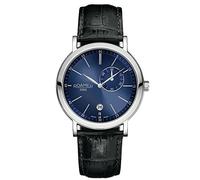 Roamer Herren-Armbanduhr XL Vanguard Analog Quarz Leder 934950 SL2