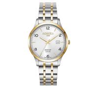 Roamer Seehof Damen-Armbanduhr, analog, silberfarbenes Zifferblatt, 509833 47 14 20, Silber, Riemen