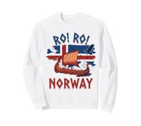 Roar Norway Wikingerschiff Nordic Mountains Sweatshirt