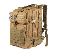 Roaring Fire EDC Taktischer Rucksack, wasserabweisend. MOLLE Befestigungspunkte und robuste Konstruktion für den Außenbereich, Wandern, Bug-Out-Tasche, Notfall-Rucksack, Trekking, taktische Anwendung