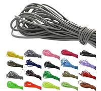 Roban Fashion 10 m elastische Gummikordel 3mm Gummischnur Elastische Kordel Hutgummi Auswahll aus 32 Farben,Silber