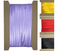 Roban Fashion 10m Satin Schrägband zum Nähen gefalzt 30mm breit Lavendell