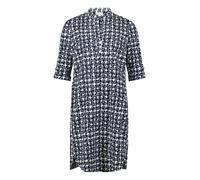 Robe Légère - Hemdblusenkleid weiß/dunkelblau - Gr. - 48
