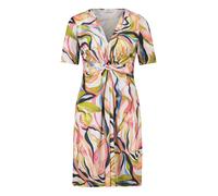 Vera Mont Damen Sommerkleid ohne Verschluss 46, Cream/Orange