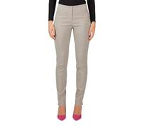 Robell Marie Hose Sand - Damen Bengalin Stretchhose mit Elastikbund, Straight Fit, 78 cm Innenbeinlänge - Bequeme Schlupfhose für Büro, Alltag & Reisen - Elegante figurfreundliche Damenhose - 46