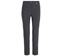 Robell, Rose, schmal geschnittene Hose mit Schlitz am Beinabschluss (Elephant Grey, 34)