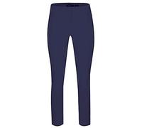 Robell, Rose, schmal geschnittene Hose mit Schlitz am Beinabschluss (Navy, 44)