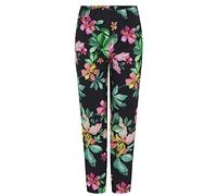 Robell, Rose09 leichte Sommerhose mit floralen Druck Größe 38