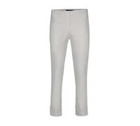 Robell Style BELLA09-7/8 Stoffhose Damen high Waist - Damenhose Power Stretch - Bengaline Stoff Hose mit Aufschlag und Gesäßtaschen - Bitte eine Größe Kleiner bestellen