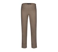 Robell Style BELLA09-7/8 Stoffhose Damen high Waist - Damenhose Power Stretch - Bengaline Stoff Hose mit Aufschlag und Gesäßtaschen - Bitte eine Größe Kleiner bestellen