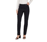 Robell Style Marie - Damen Jeans Straight - Jeanshose Damen high Waist - Stretch Jeans Hose bequemen Oberschenkel - Moderne Damenhose - Bitte Zwei Größen Kleiner bestellen, Schwarz, 48