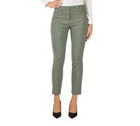 Robell Style ROSE09 - Bequeme, stretchige 7/8 Damenhose mit schmal geschnittenem Bein - Farbe Olivgrün - Größe 48
