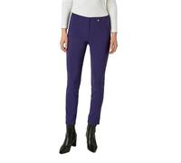 Robell Style ROSE09 - Bequeme, stretchige 7/8 Damenhose mit schmal geschnittenem Bein - Farbe Violett - Größe 38