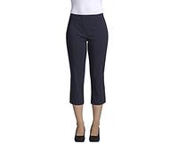 Robell Marie 07 Capri Slim fit Bengalin Hose Sommerqualität (Größe: 48 / Farbe: schwarz)