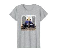 Robert Plant Jimmy Page Led Zeppelin Chris Duffy Fotografie T-Shirt, Damen, Grau Meliert, XXL