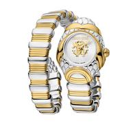 Roberto Cavalli by Franck Muller Damen Analog Quarz Uhr mit Edelstahl Armband RV1L162M0051