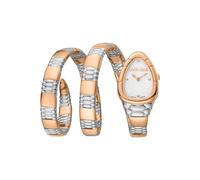 Roberto Cavalli by Franck Muller Damen Analog Quarz Uhr mit Edelstahl Armband RV1L186M0061