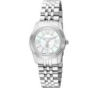Roberto Cavalli by Franck Muller Damen Analog Quarz Uhr mit Edelstahl Armband RV1L191M0041