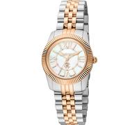 Roberto Cavalli by Franck Muller Damen Analog Quarz Uhr mit Edelstahl Armband RV1L191M0101