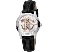 Roberto Cavalli by Franck Muller RV1L117L0021 silber schwarz Damen Uhr NEU