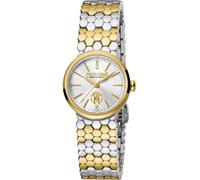 Roberto Cavalli by Franck Muller RV2L056M0021 silber gold Armband Uhr Damen NEU